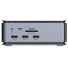 Docking station Lindy, interfete: USB-C la 6x USB-A/ 1x USB-C/1x RJ45/ 1x DisplayPort/1x HDMI/ 1x SD & 1x Micro SD/ 1x 3,5 mm/ 1x USB-C PD(power delivery), latime de banda 10Gbps, 10/100/1000 Mbps, rezolutie maxima (intrare) 7680x4320@60Hz, rezolutie maxi