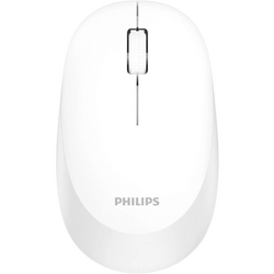 Mouse Philips SPK7307WL, wireless, 2.4GHz, optic, 3 butoane, 1600 DPI, silent, ambidextru, alb