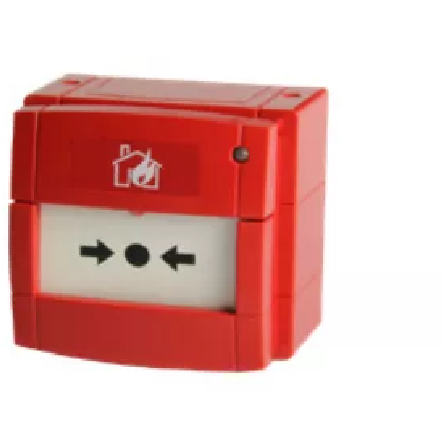MORLEY Buton de apelare R5A-RF pentru centrala de incendiu cu transmisie Radio. Este un dispozitiv RF care funcționează cu baterii, conceput pentru a fi utilizat cu gateway-ul radio M200G-RF, care rulează pe un sistem de incendiu adresabil.