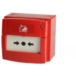 MORLEY Buton de apelare R5A-RF pentru centrala de incendiu cu transmisie Radio. Este un dispozitiv RF care funcționează cu baterii, conceput pentru a fi utilizat cu gateway-ul radio M200G-RF, care rulează pe un sistem de incendiu adresabil.
