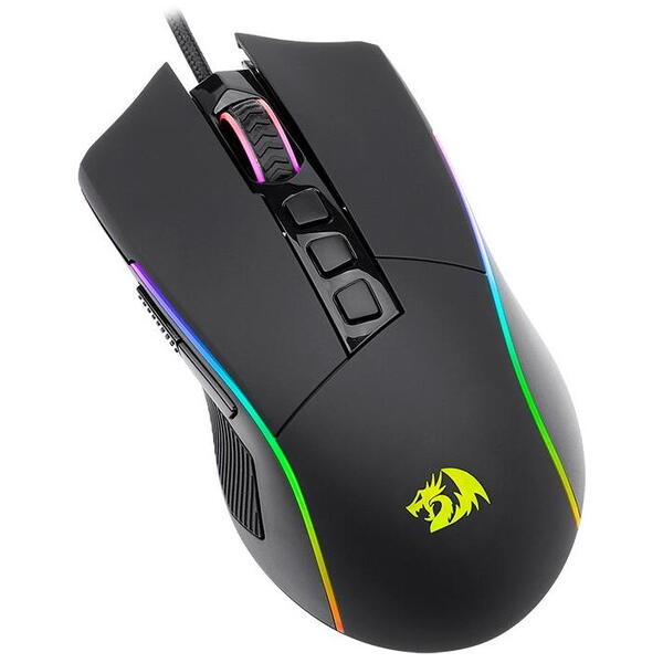 Mouse gaming Redragon Plank iluminare RGB