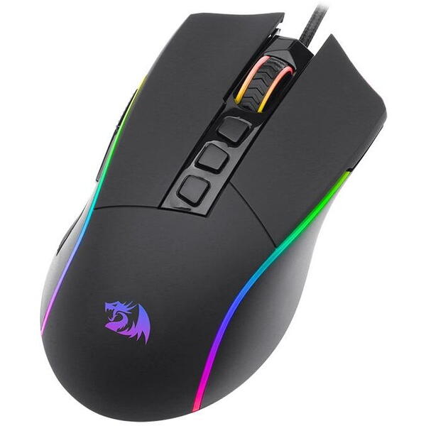 Mouse gaming Redragon Plank iluminare RGB