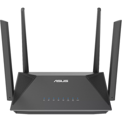 ASUS ROUTER AX1800 DUAL-BAND  WI-FI 6 RT-AX52, Standarde wireless: IEEE 802.11a, IEEE 802.11b, IEEE 802.11g, WiFi 4 (802.11n), WiFi 5 (802.11ac), WiFi 6 (802.11ax), IPv4, IPv6, AX1800: 5 GHZ 1201 Mbps+ 2.4GHZ 574 Mbps, 4 x antene externe, Procesor: 1.3GHz