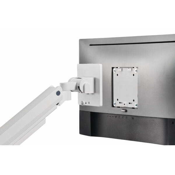 Suport monitor Serioux MM69-C012, compatibilitate  dimensiune ecran 17"-49", greutate maximă suportata: (per ecran): 2~20 kg,  VESA: 75x75, 100x100, inclinare: +50°~-20°, pivotare: +90°~-90°, rotația ecranului: + 180°~-180°, instalare: clemă, grommet, gro
