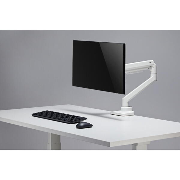 Suport monitor Serioux MM69-C012, compatibilitate  dimensiune ecran 17"-49", greutate maximă suportata: (per ecran): 2~20 kg,  VESA: 75x75, 100x100, inclinare: +50°~-20°, pivotare: +90°~-90°, rotația ecranului: + 180°~-180°, instalare: clemă, grommet, gro