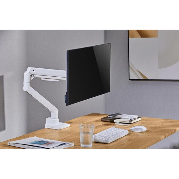 Suport monitor Serioux MM69-C012, compatibilitate  dimensiune ecran 17"-49", greutate maximă suportata: (per ecran): 2~20 kg,  VESA: 75x75, 100x100, inclinare: +50°~-20°, pivotare: +90°~-90°, rotația ecranului: + 180°~-180°, instalare: clemă, grommet, gro