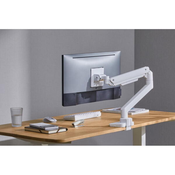 Suport monitor Serioux MM69-C012, compatibilitate  dimensiune ecran 17"-49", greutate maximă suportata: (per ecran): 2~20 kg,  VESA: 75x75, 100x100, inclinare: +50°~-20°, pivotare: +90°~-90°, rotația ecranului: + 180°~-180°, instalare: clemă, grommet, gro