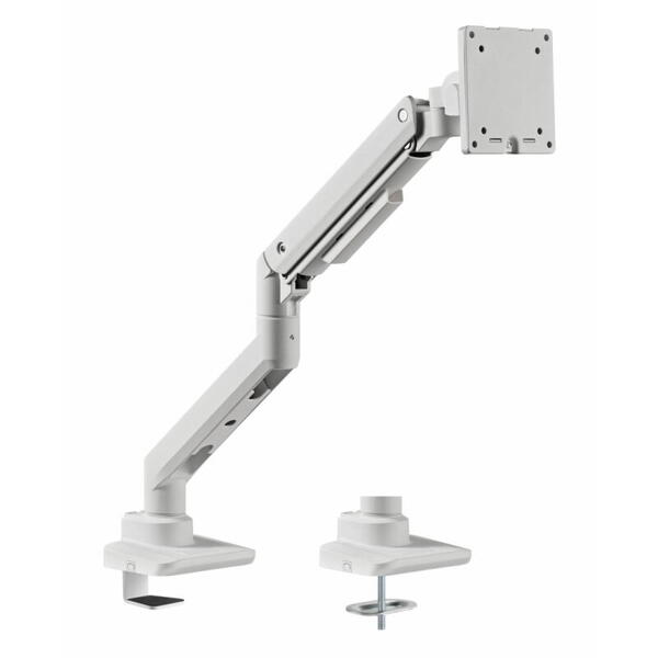 Suport monitor Serioux MM69-C012, compatibilitate  dimensiune ecran 17"-49", greutate maximă suportata: (per ecran): 2~20 kg,  VESA: 75x75, 100x100, inclinare: +50°~-20°, pivotare: +90°~-90°, rotația ecranului: + 180°~-180°, instalare: clemă, grommet, gro