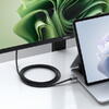 Satechi USB-C To HDMI 2.1 8K Cable (Mac Devices up to 4K/60Hz, 8K/60Hz, 4K 60Hz/120Hz, 2K/ 40Hz, 1080P/500Hz,  Dynamic HDR10+  HDCP 1.4 & HDCP 2.3) - Space Grey