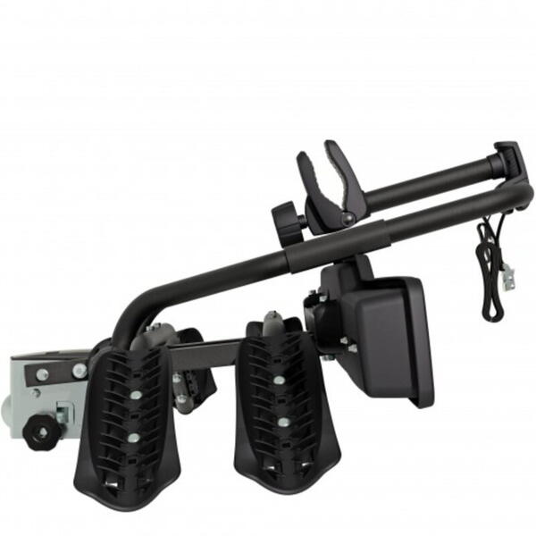 Suport 2 biciclete Peruzzo Siena 669N cu prindere pe carligul de remorcare, Negru