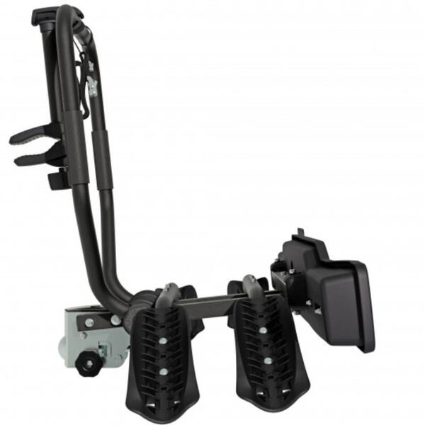 Suport 2 biciclete Peruzzo Siena 669N cu prindere pe carligul de remorcare, Negru