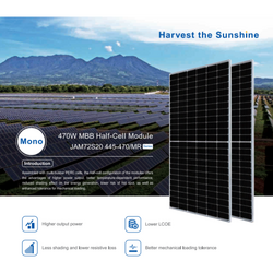 Panou Solar Fotovoltaic Monocristalin JA Solar 465W, Silver Frame, 2112x1052x35mm, IP68, 144celule [2X(12X6)]