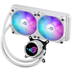 Cooler procesor cu lichid ASUS ROG STRIX LC III 240 iluminare aRGB alb