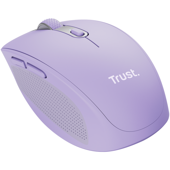 Mouse Trust Ozaa compact, rezolutie maxima 3200 DPI, interfata USB-A, USB-C, mov