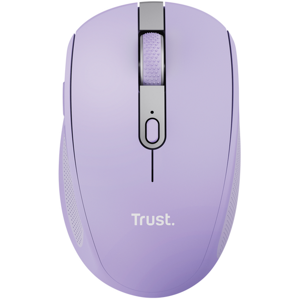 Mouse Trust Ozaa compact, rezolutie maxima 3200 DPI, interfata USB-A, USB-C, mov