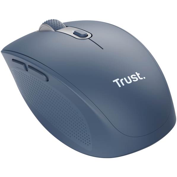 Mouse Trust Ozaa compact, rezolutie maxima 3200 DPI, interfata USB-A, USB-C, albastru