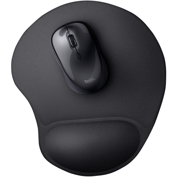 Mousepad Trust Bigfoot, ergonomic, marime S, senzori mouse suportati laser, optica  negru