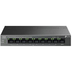 TP-lINK LS109P Switch 9 porturi 10/100Mbps, 8Porturi POE, Buget POE: 63W, AUTO Negotiation, AUTO MDI/MDIX, fara ventilator, Montaj: perete, Birou, Dimensiuni; 171×98×27 mm, Switching Capacity: 1.8 Gbps, Packet Forwarding Rate: 1.3392 Mpps