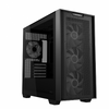 Carcasa ASUS A21 PLUS Mid Tower ARGB NEGRU, Tempered Glass, Sloturi Expansiune 5, Drive Bays: 2x3.5" sau 2x2.5" 1x2.5", Ventilatoare Suportate: 7 (spate: 1x120mm, fata: 3x120mm sau 2x140mm, sus: 3x120mm sau 2x140mm), Ventilatoare Incluse: 4 (spate: 1x120m