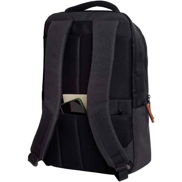Rucsac laptop Trust Lisboa pentru laptop-uri cu diagonala de 16", material POM, RPET Polyester, RPET twill polyester, volum 23 L, negru