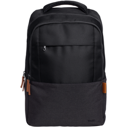 Rucsac laptop Trust Lisboa pentru laptop-uri cu diagonala de 16", material POM, RPET Polyester, RPET twill polyester, volum 23 L, negru