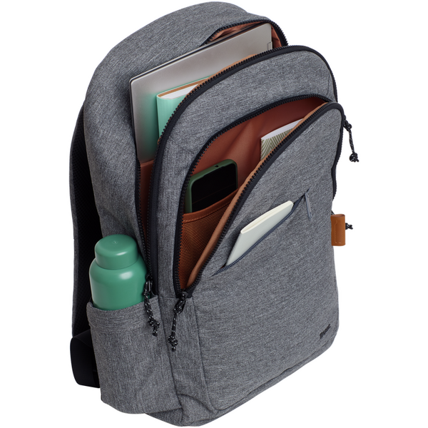 Rucsac laptop Trust Avana pentru laptop-uri cu diagonala de 16", material POM, RPET Polyester, RPET twill polyester, volum 20 L, gri