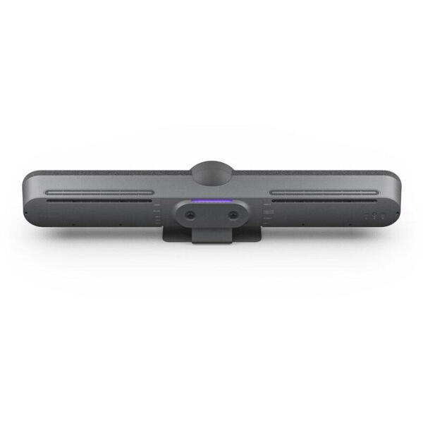 Sistem videoconferinta Logitech Rally Bar, Ultra-HD 4K, zoom optic 5x, microfoane beamforming, certificata Zoom & Microsoft Teams, Graphite