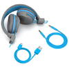 Casti on-ear JLAB JBuddies Studio Kids Wireless, Bluetooth, pentru copii, Graphit / Albastru
