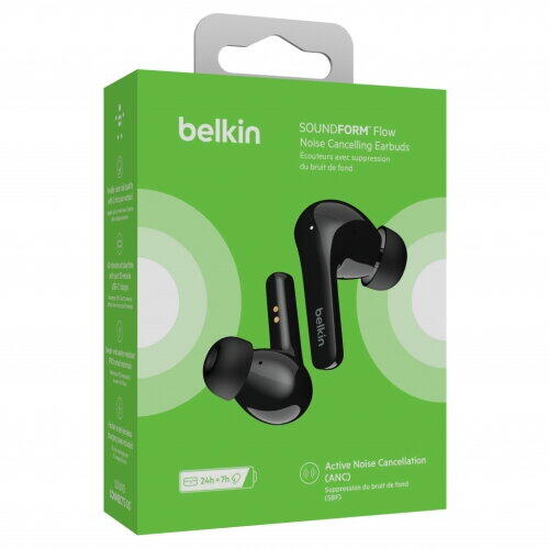 Belkin SOUNDFORM Noise Cancelling Earbuds - Black
