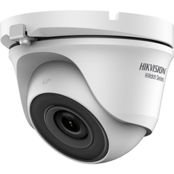 Camera de supraveghere Turret 2MP HiWatch HWT-T120-M(2.8MM), lentila fixa 2.8mm, iluminare: 0.01 Lux@(F1.2, AGC ON), 0 Lux with IR, IR 20M, iesire: TVI/AHD/CVI/CVBS, alimentare: 12 VDC ±15%, protectie IP66, dimensiuni: Ø 82.6 mm × 69.66 mm, greutate: 230g