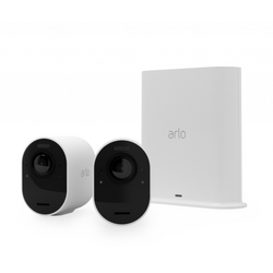 Arlo Ultra 2 Outdoor Security Camera 2 Camera Kit - (Base station included) - White