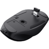Mouse Trust Fyda ergonomic, reincarcabil, wireless RF 2.4GHz, USB2.0, 6 butoane, rezolutie 2400 DPI, negru