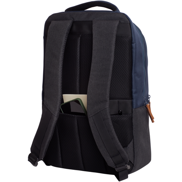 Ghiozdan laptop Trust Lisboa pentru laptop-uri cu diagonala de 16", material POM, RPET Polyester, RPET twill polyester, volum 23 L, albastru