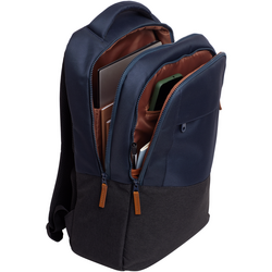 Ghiozdan laptop Trust Lisboa pentru laptop-uri cu diagonala de 16", material POM, RPET Polyester, RPET twill polyester, volum 23 L, albastru