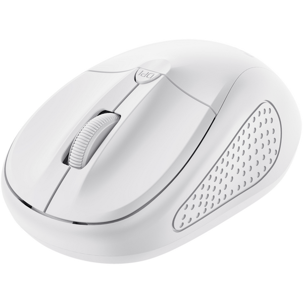 Mouse Trust Wireless Optical rezolutie maxima 1600 DPI, 4 butoane, 2 baterii tip AAA, alb