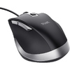 Mouse Trust Fyda cu fir, optic, interfata USB 2.0 rezolutie maxima 5000 DPI, 6 butoane, negru