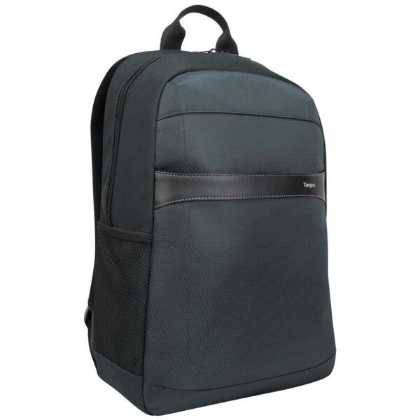 Targus Rucsac laptop Geolite Plus, pentru laptopuri de 15.6" sau mai mici, capacitate 26 de litri, material nylon;PU, dimensiuni:31 x 46.4 x 13.4 cm, dimensiune compartiment laptop: 38.7 x 2.5 x 26.5 cm, greutate 0.61 kg, negru