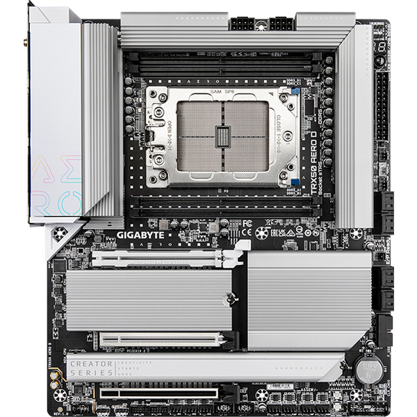 Gigabyte Placa de baza GIGAVYTE TRX50 AERO D sTR5 4xDDR5, 3x PCIE x16, 4x M.2, 8x SATA 6gb/s, E-ATX