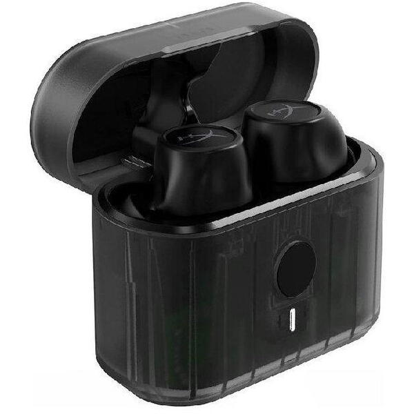 HP Casti HyperX Cirro Buds Pro TWS, cu functie de noise cancelling, conectivitate BT 5.2, functie de incarcare rapida, negre