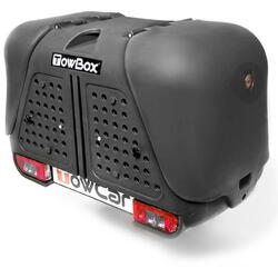 Cutie portbagaj pe carligul de remorcare Towbox V2 DOG Negru