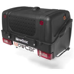 Cutie portbagaj pe carligul de remorcare Towbox V1 Negru