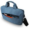 Geanta laptop Lenovo Casual Toploader T210, 15.6", Blue, rezistent la apa, compartiment accesorii, compartiment laptop captusit, Material: Textil, Dimensiuni externe: 362 x 22 x 250 mm, Greutate: 465g