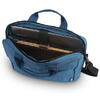Geanta laptop Lenovo Casual Toploader T210, 15.6", Blue, rezistent la apa, compartiment accesorii, compartiment laptop captusit, Material: Textil, Dimensiuni externe: 362 x 22 x 250 mm, Greutate: 465g