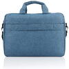Geanta laptop Lenovo Casual Toploader T210, 15.6", Blue, rezistent la apa, compartiment accesorii, compartiment laptop captusit, Material: Textil, Dimensiuni externe: 362 x 22 x 250 mm, Greutate: 465g