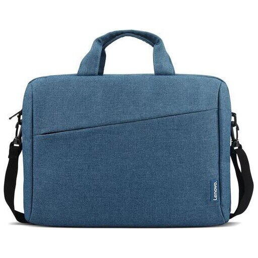 Geanta laptop Lenovo Casual Toploader T210, 15.6", Blue, rezistent la apa, compartiment accesorii, compartiment laptop captusit, Material: Textil, Dimensiuni externe: 362 x 22 x 250 mm, Greutate: 465g