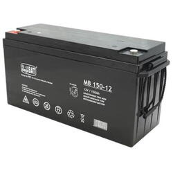 Acumulator VRLA AGM fara intretinere Megabat MB 150-12; Capacitate:150Ah; Voltaj: 12V; Terminal: M8; dimensiuni: 485 × 172 × 240 mm; greutate: 41.4kg