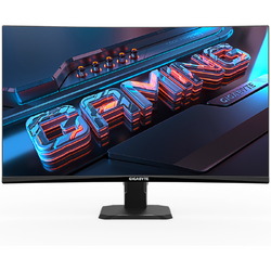 Gigabyte GS27FC, VA, 27", Full HD (1920 x 1080), Curbat, HDMI, DisplayPort, AMD FreeSync, 180Hz, 1 ms, Negru