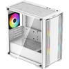 Carcasa Deepcool CC360 alba iluminare aRGB