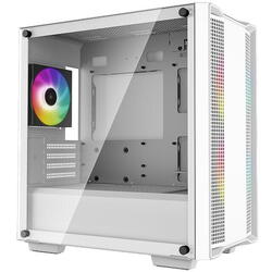 Carcasa Deepcool CC360 alba iluminare aRGB