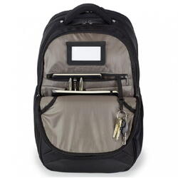 Targus Rucsac laptop Corporate Traveller, pentru laptopuri de 15.6" sau mai mici, capacitate 27-30 de litri, material poliester, dimensiuni: 35 x 21.5 x 50 cm, dimensiune compartiment laptop: 38.7 x 2.5 x 26.5 cm, greutate 1.46 kg, negru